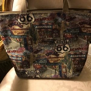 Vintage Route 66 Tote